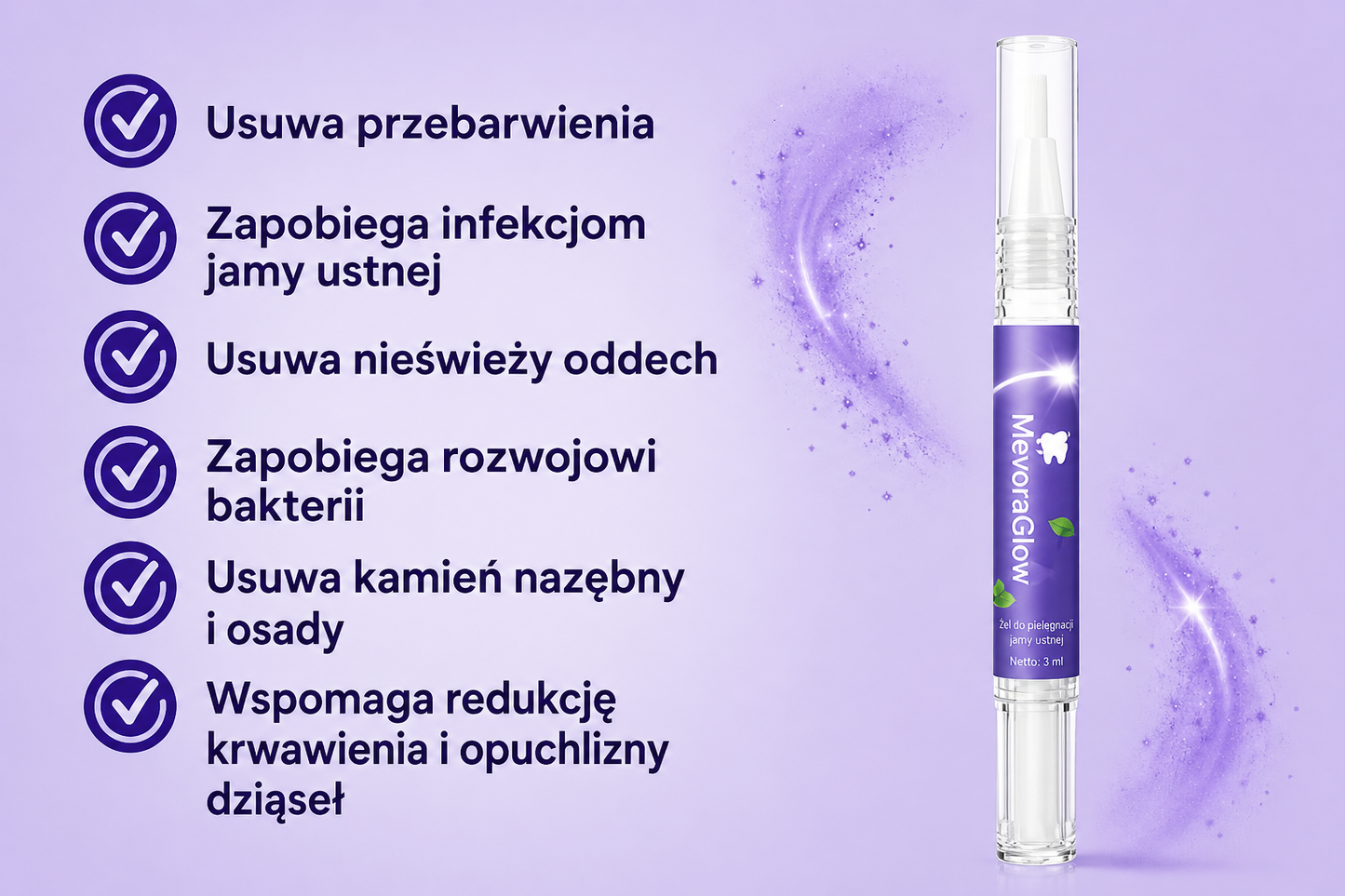 MevoraGlow - żel do regeneracji jamy ustnej dla zwierząt