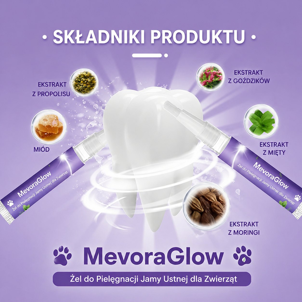 MevoraGlow - żel do regeneracji jamy ustnej dla zwierząt