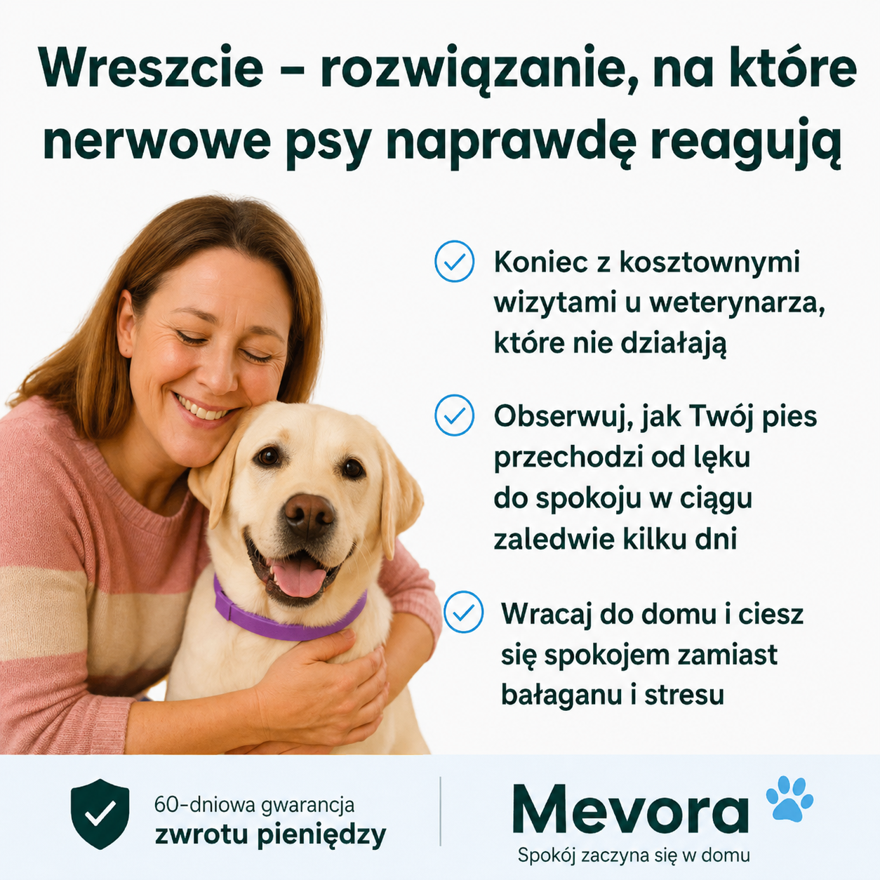 Obroża uspakajająca Mevora