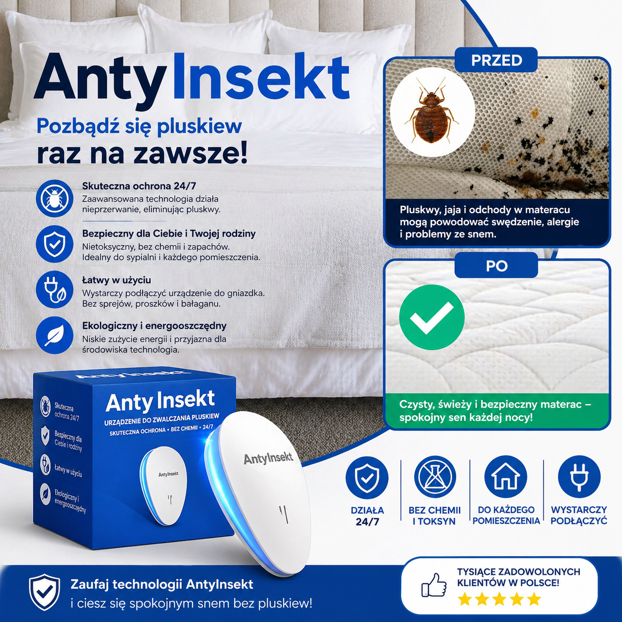 AntyInsekt™ – Pozbądź się pluskiew raz na zawsze