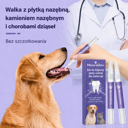 MevoraGlow - żel do regeneracji jamy ustnej dla zwierząt